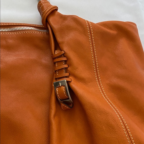 Ted Benson Tan Leather Hobo Bag - Picture 5 of 9